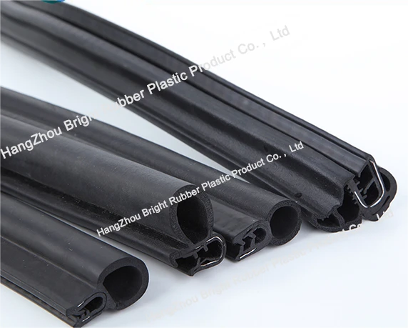 High Quality Custom Extruded Silicone Foam Rubber Profiles Seal Strips
