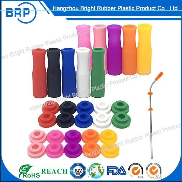 Coperture riutilizzabili della punta della paglia del silicone di FDA